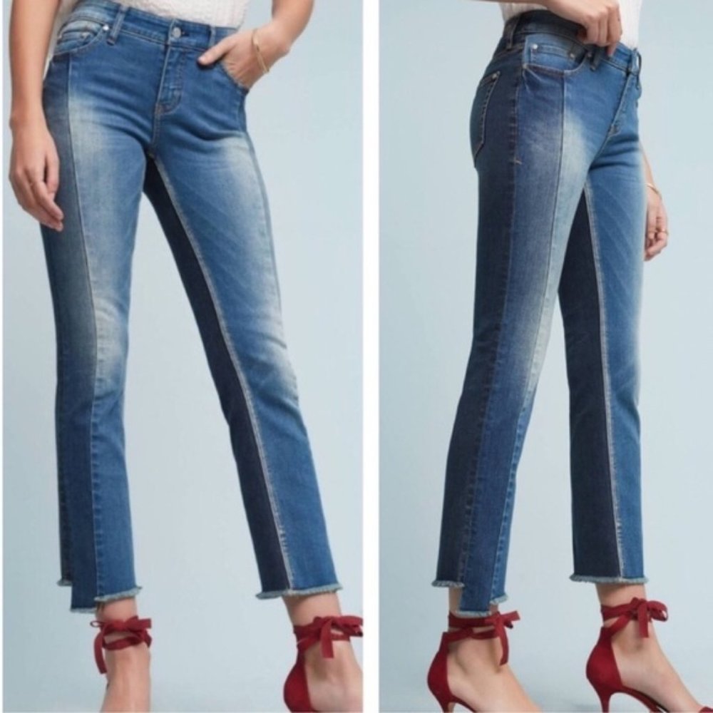 Pilcro Parallel Mid-Rise Straight Jeans 29P - Picture 2 of 6